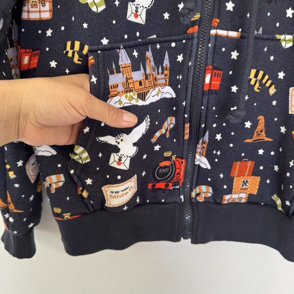 Cakeworthy x Harry Potter Hoodie Graphic Print Sweatshirt Unisex Fleece Small - Picture 5 of 11